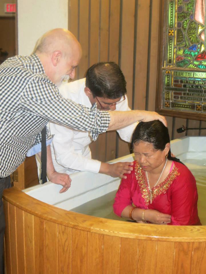 Knox adult baptism by immersion