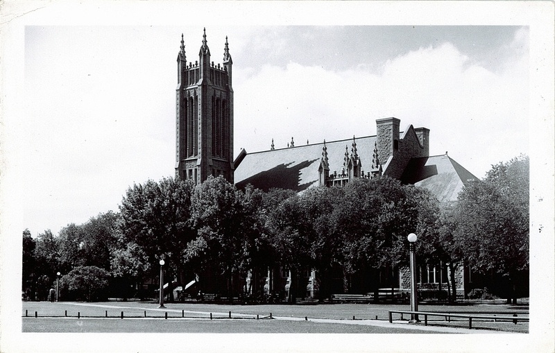 Post card of Knox 1940s;  University of Alberta Library Used with permission