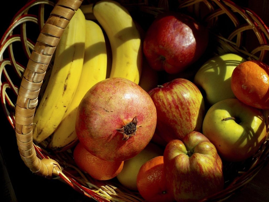 fruit, fruit basket, basket